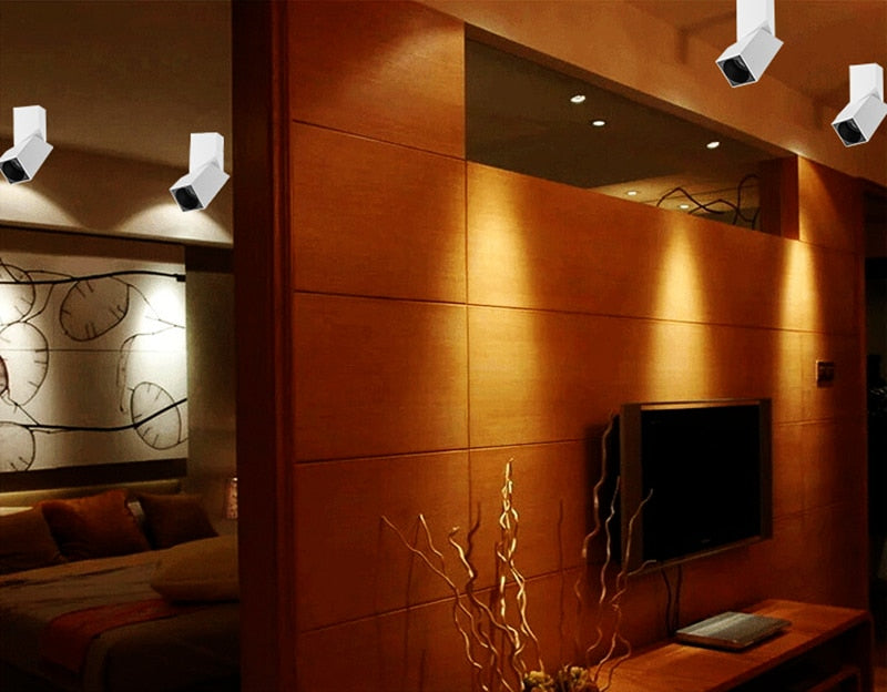 Dimmable Folding Rotation LED Downlights 10W 15W 20W COB LED Ceiling Spot Lights AC85~265V LED Background Lamps Indoor Lighting