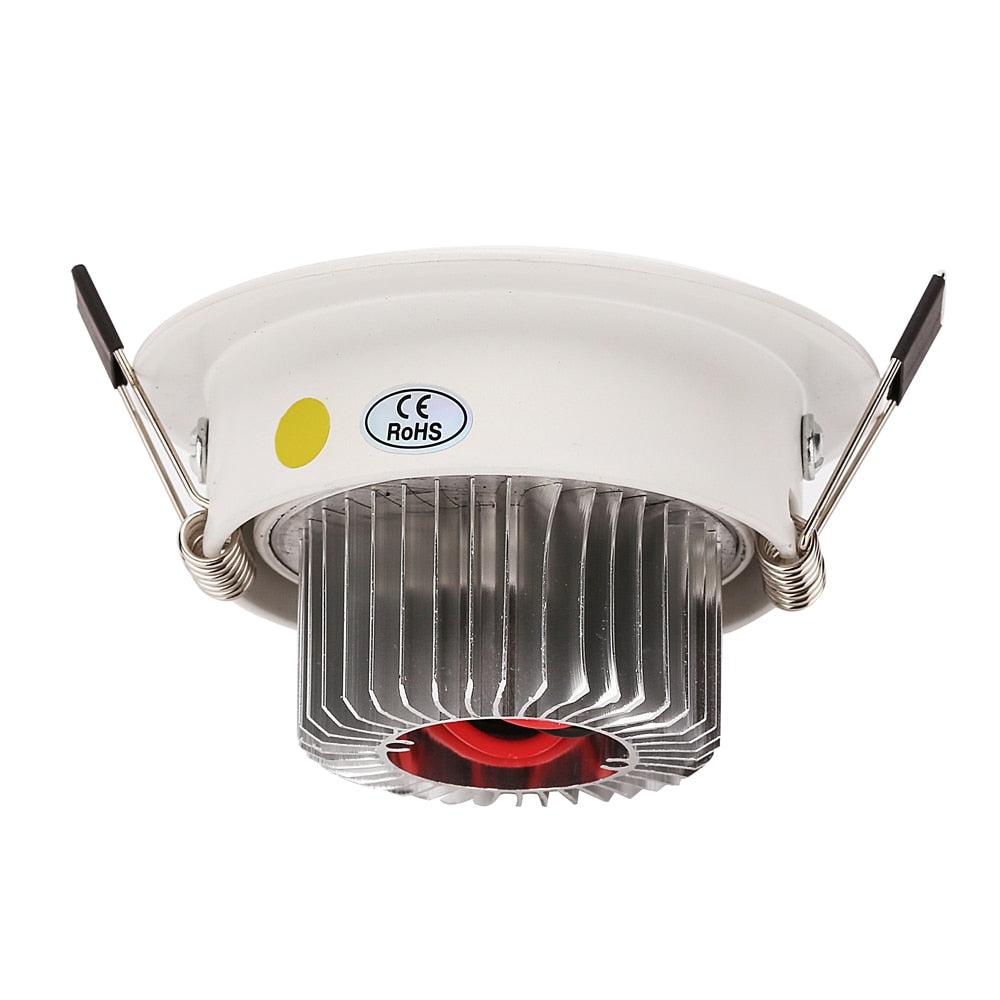 10pcs/lot 9w 12w 15w cool white warm white dimmable LED Recessed Downlight AC110V 220V  for home bathroom kitchen store lights