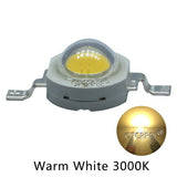 High Power LED Chip Light 100pcs 3W Beads Diode Cold Warm Neutral White 10000K 20000K Ice Blue For SpotLight Downlight Lamp Bulb