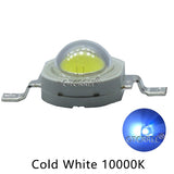 High Power LED Chip Light 100pcs 3W Beads Diode Cold Warm Neutral White 10000K 20000K Ice Blue For SpotLight Downlight Lamp Bulb