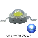 High Power LED Chip Light 100pcs 3W Beads Diode Cold Warm Neutral White 10000K 20000K Ice Blue For SpotLight Downlight Lamp Bulb
