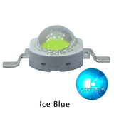 High Power LED Chip Light 100pcs 3W Beads Diode Cold Warm Neutral White 10000K 20000K Ice Blue For SpotLight Downlight Lamp Bulb