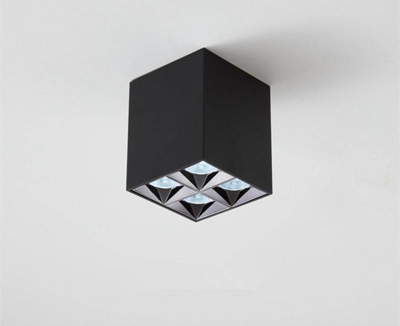 led surface mounted 8W 16W 18W 36W anti-glare downlight lighting living room ceiling type bold lamp grille lamp