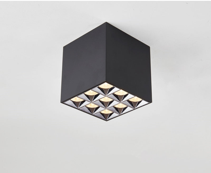 led surface mounted 8W 16W 18W 36W anti-glare downlight lighting living room ceiling type bold lamp grille lamp