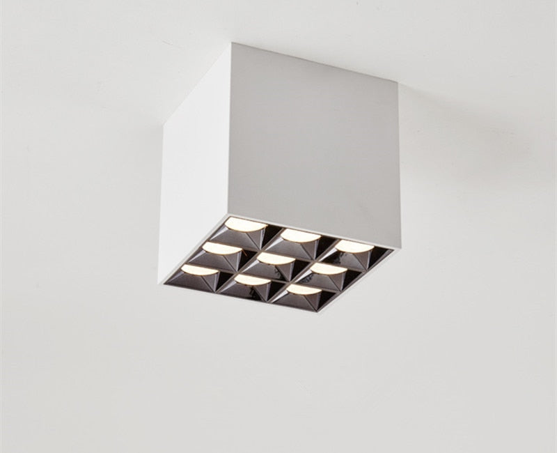 led surface mounted 8W 16W 18W 36W anti-glare downlight lighting living room ceiling type bold lamp grille lamp