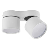 Dimmable Surface Mounted LED COB Downlight 2x7w/2x10w/2x15w Rotating LED Spot Light Ceiling Lamp with LED Driver AC110V/220V