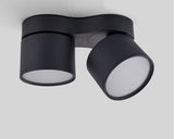 Dimmable Surface Mounted LED COB Downlight 2x7w/2x10w/2x15w Rotating LED Spot Light Ceiling Lamp with LED Driver AC110V/220V