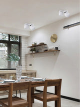 Dimmable Surface Mounted LED COB Downlight 2x7w/2x10w/2x15w Rotating LED Spot Light Ceiling Lamp with LED Driver AC110V/220V