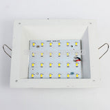 LED 6W 9W 12W 18W glass ceiling recessed downlight square panel light kitchen light 10pcs/lot