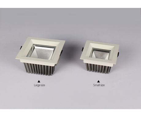 Waterproof LED Downlight Kitchen Bathroom Spot Light Square Aluminum Ceiling Lamp Chip CRI 93