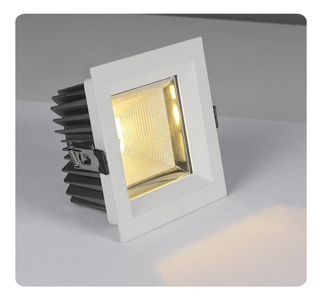 Waterproof LED Downlight Kitchen Bathroom Spot Light Square Aluminum Ceiling Lamp Chip CRI 93