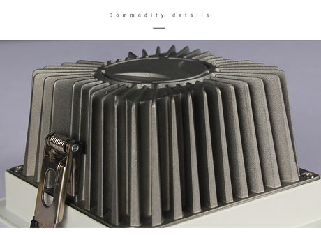 Waterproof LED Downlight Kitchen Bathroom Spot Light Square Aluminum Ceiling Lamp Chip CRI 93