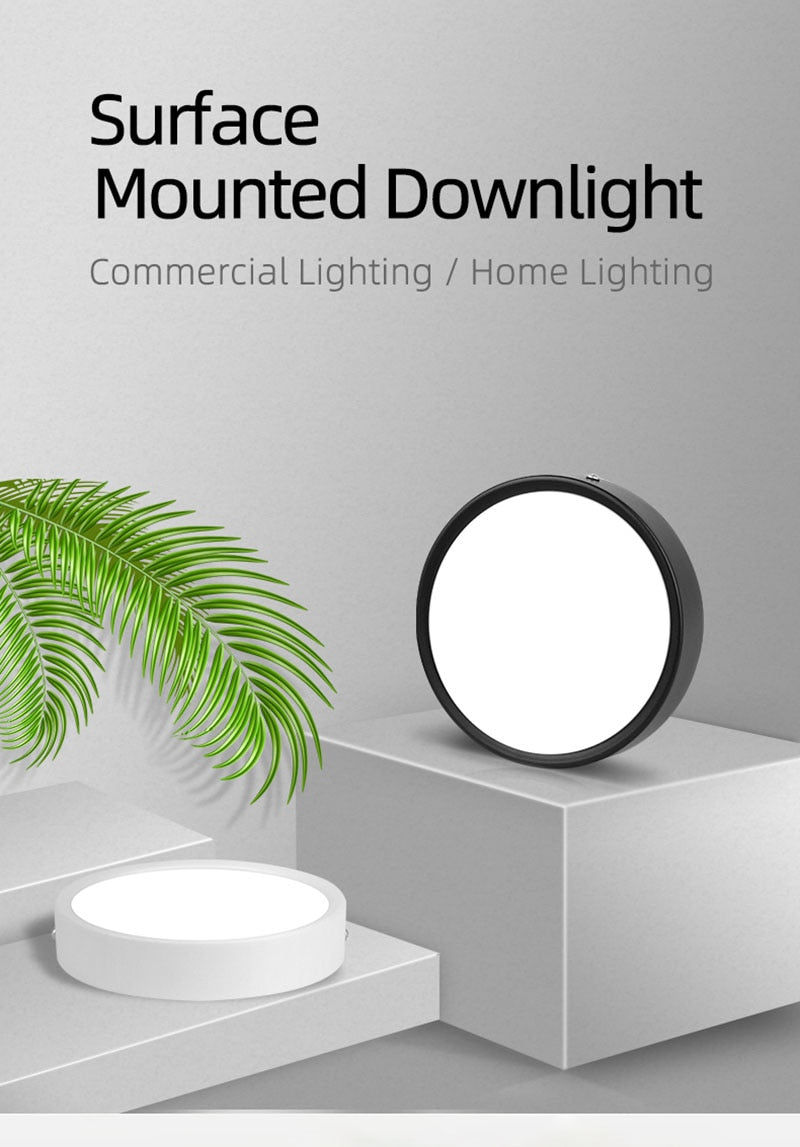 Surface Mounted Led Downlights Led Spot Light Lamp 220V 110V 5/10/15/25W Downlight Ceiling Spot Led Lighting Fixture for Home
