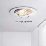DBF Dimmable COB Recessed Downlight 5W 7W 10W 12W White/Black Body Ceiling Spot Light with 90-265V LED Driver 3000K 4000K 6000K