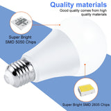 RGB LED Bulb Lights 5W 10W 15W RGBWW Light 110V LED Lampada Changeable Colorful RGBW 220V E27 LED Lamp With IR Remote Control
