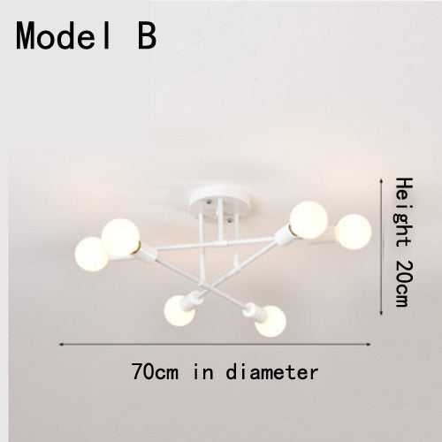 Modern Creative Lighting Warm And Romantic Golden Bedroom Modern Minimalist Personality Living Room Dining Room Ceiling Lamps