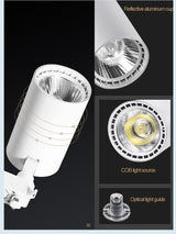 LED Ceiling Spots 5W 10W 12W 20W 30W 40W 220V Spot Light Ceiling Spotlights Foldable Track Light Spotlight Indoor