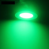 LED Color Downlight 3W 5W 7W Ceiling Luminaria Lamp AC85-265V Changing Recessed Panel Light Bulb Lamp for Hallway Wall Lights