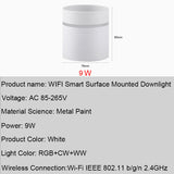 LED Downlight Smart Surface Mounted Spot Lamp Tuya Smart Home App WIFI Ceiling Lights Modern Indoor lighting Dimmable RGB CW WW