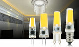 LED G4 G9 E14 3W 6W 10pcs/lot Light Bulb AC/DC 12V 220V LED Lamp COB Spotlight Chandelier Lighting Replace 30W 60W Halogen Lamps