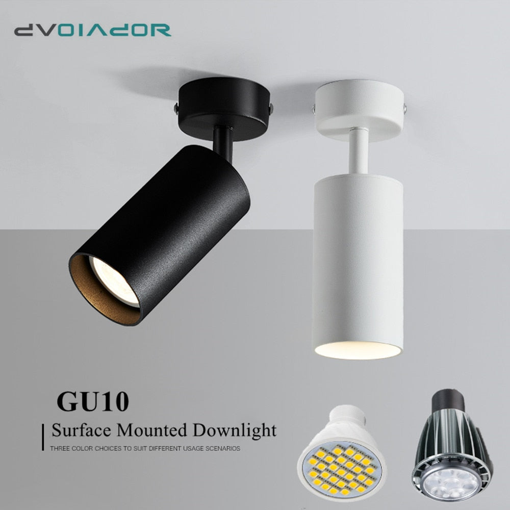 LED Surface Mounted Downlight GU10 Ceiling Downlight Led Bulb Replaceable Indoor Spot Led 5W Ceiling Lamp Home Stores Spot Lamp