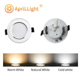 LED Downlight 5W 9W 12W 15W AC 220V IP65 Waterproof Warm White Natural White Cold White Recessed Round Ceiling Lights Spotlight