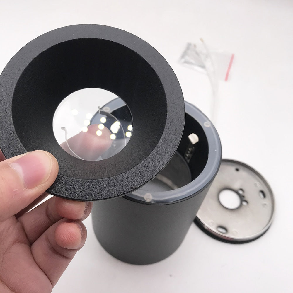 IP65 Outdoor Cylinder Surface Mounted LED GU10 Downlight Fixture 220V Bathroom Waterproof Ceiling Down Spot Light GU10 Fitting