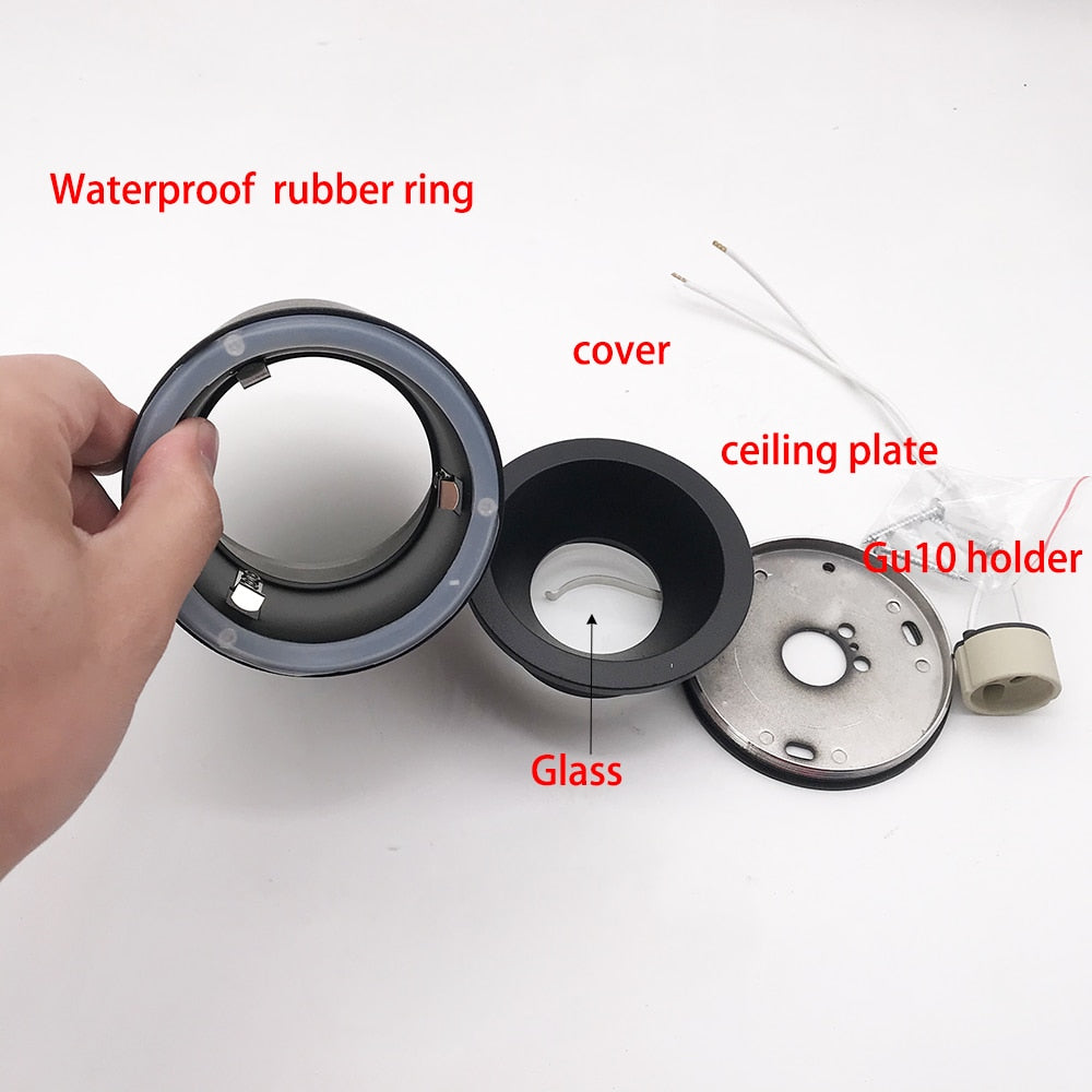 IP65 Outdoor Cylinder Surface Mounted LED GU10 Downlight Fixture 220V Bathroom Waterproof Ceiling Down Spot Light GU10 Fitting