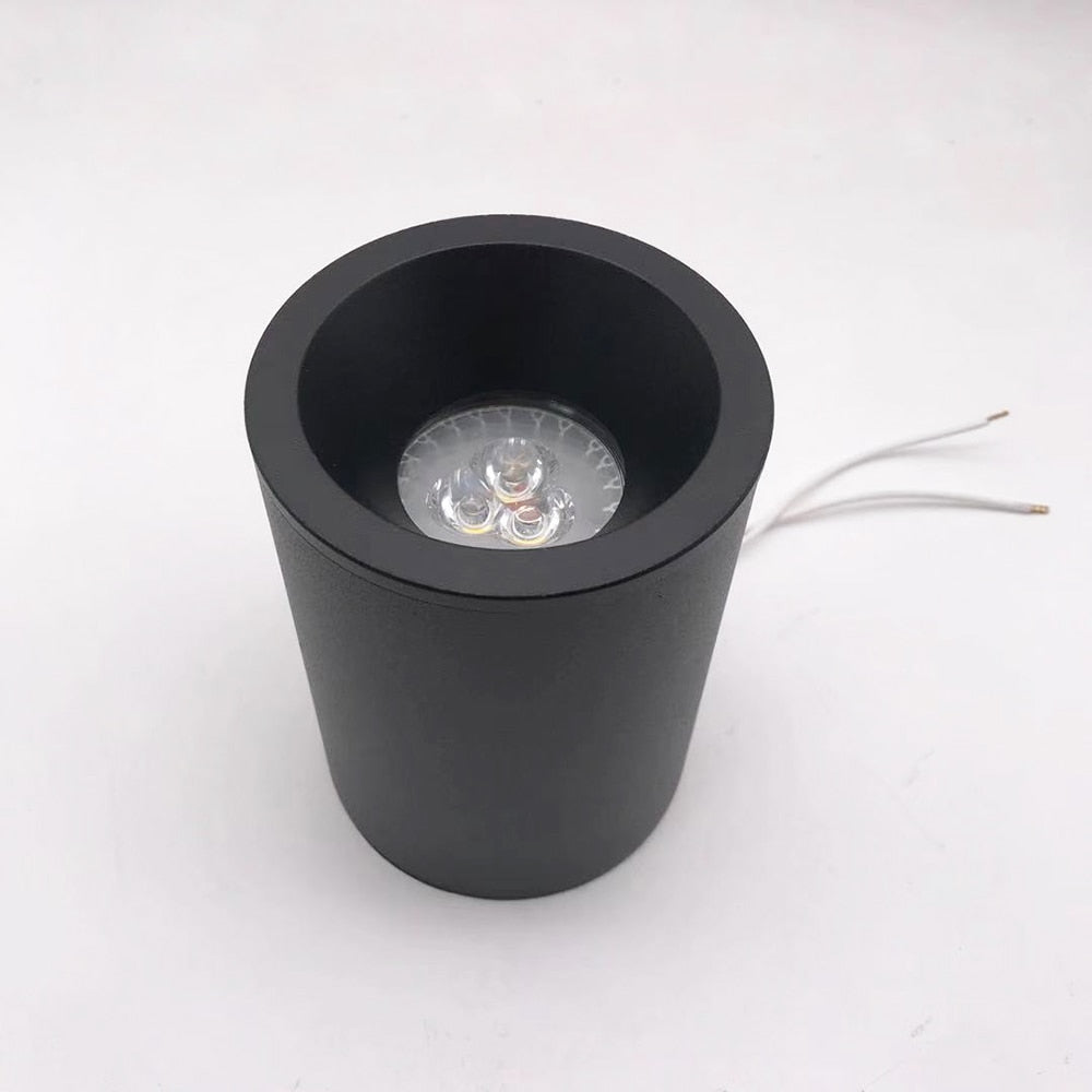 IP65 Outdoor Cylinder Surface Mounted LED GU10 Downlight Fixture 220V Bathroom Waterproof Ceiling Down Spot Light GU10 Fitting