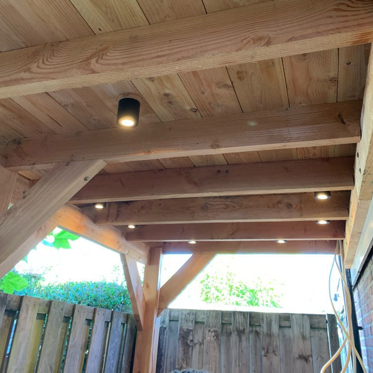 IP65 Outdoor Cylinder Surface Mounted LED GU10 Downlight Fixture 220V Bathroom Waterproof Ceiling Down Spot Light GU10 Fitting