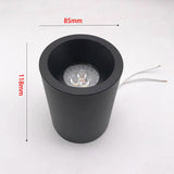 IP65 Outdoor Cylinder Surface Mounted LED GU10 Downlight Fixture 220V Bathroom Waterproof Ceiling Down Spot Light GU10 Fitting