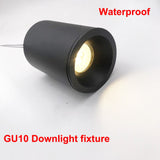 IP65 Outdoor Cylinder Surface Mounted LED GU10 Downlight Fixture 220V Bathroom Waterproof Ceiling Down Spot Light GU10 Fitting