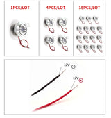 Spot 12V mini Built-in LED living room clothing store ceiling spotlight adjustable angle embedded 3W Built in downlight