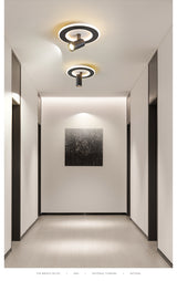 Tinlaibor Corridor led Downlights Washroom Cloakroom Aisle Wall Spot lamp Rotate Hall Entrance Stair lamp Downlight 20W 12W