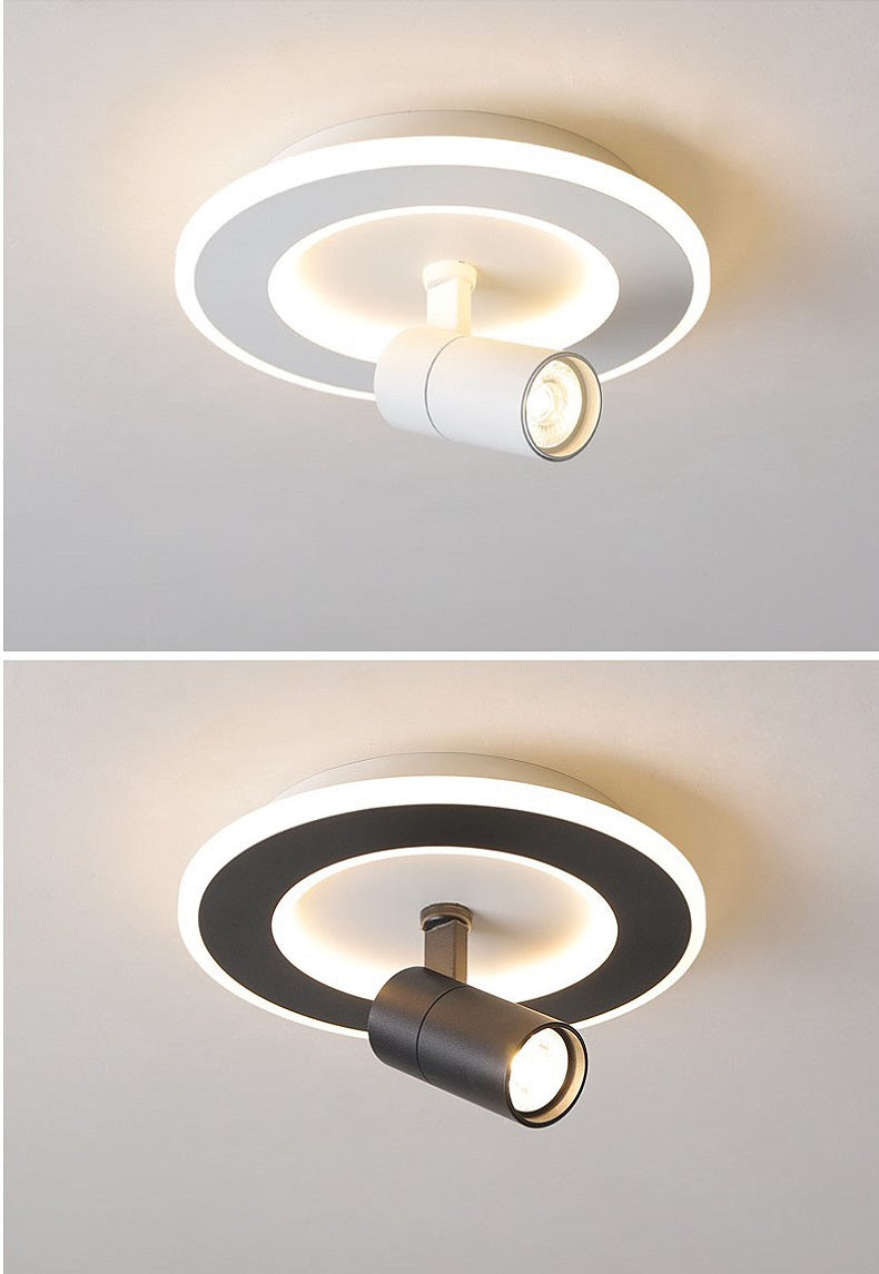 Tinlaibor Corridor led Downlights Washroom Cloakroom Aisle Wall Spot lamp Rotate Hall Entrance Stair lamp Downlight 20W 12W