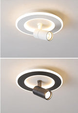 Tinlaibor Corridor led Downlights Washroom Cloakroom Aisle Wall Spot lamp Rotate Hall Entrance Stair lamp Downlight 20W 12W