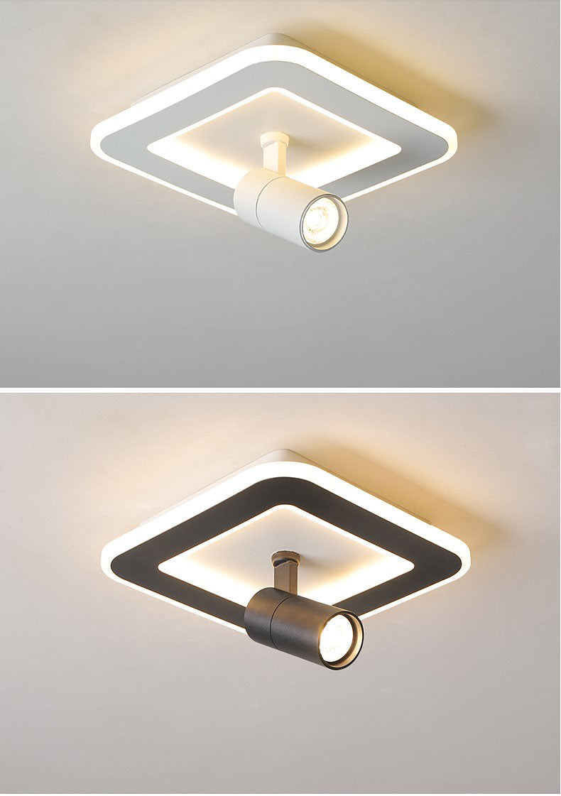 Tinlaibor Corridor led Downlights Washroom Cloakroom Aisle Wall Spot lamp Rotate Hall Entrance Stair lamp Downlight 20W 12W