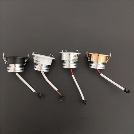 10pcs/lot mini led 3w 5w cob chip spot light Recessed downlight 85-265v dimmable ceiling lamp 110v 220v