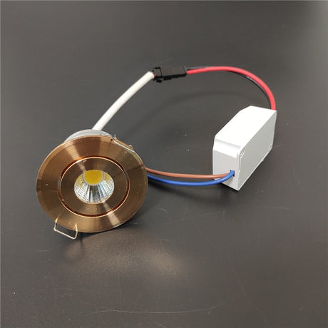 10pcs/lot mini led 3w 5w cob chip spot light Recessed downlight 85-265v dimmable ceiling lamp 110v 220v