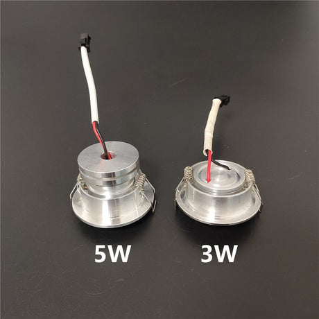 10pcs/lot mini led 3w 5w cob chip spot light Recessed downlight 85-265v dimmable ceiling lamp 110v 220v