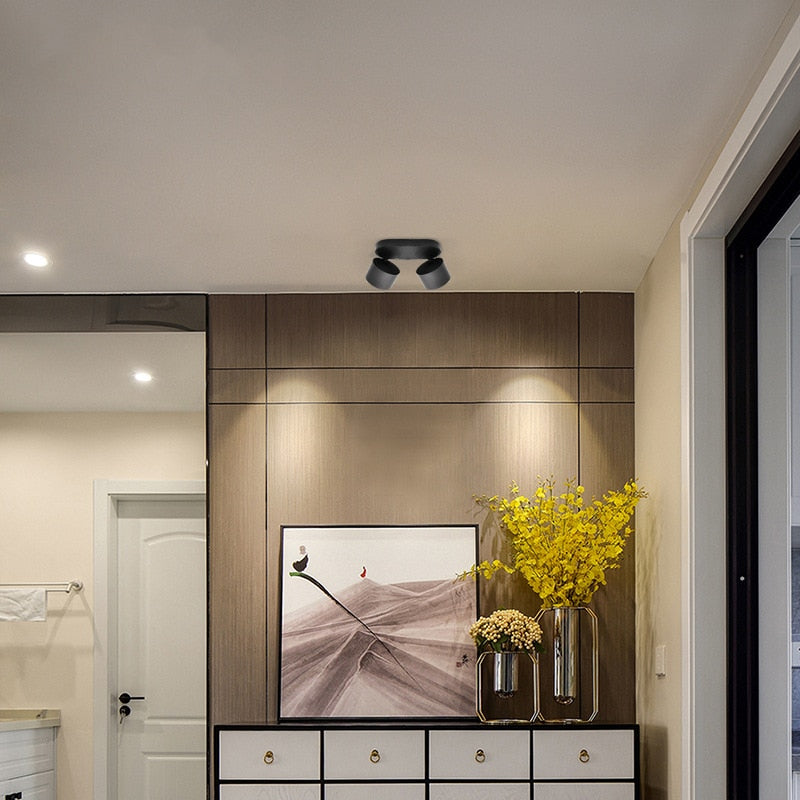 Spotlight 14W 24W AC110V-240V led downlight adjustable angle aisle corridor ceiling spotlight