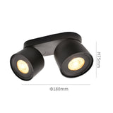 Spotlight 14W 24W AC110V-240V led downlight adjustable angle aisle corridor ceiling spotlight