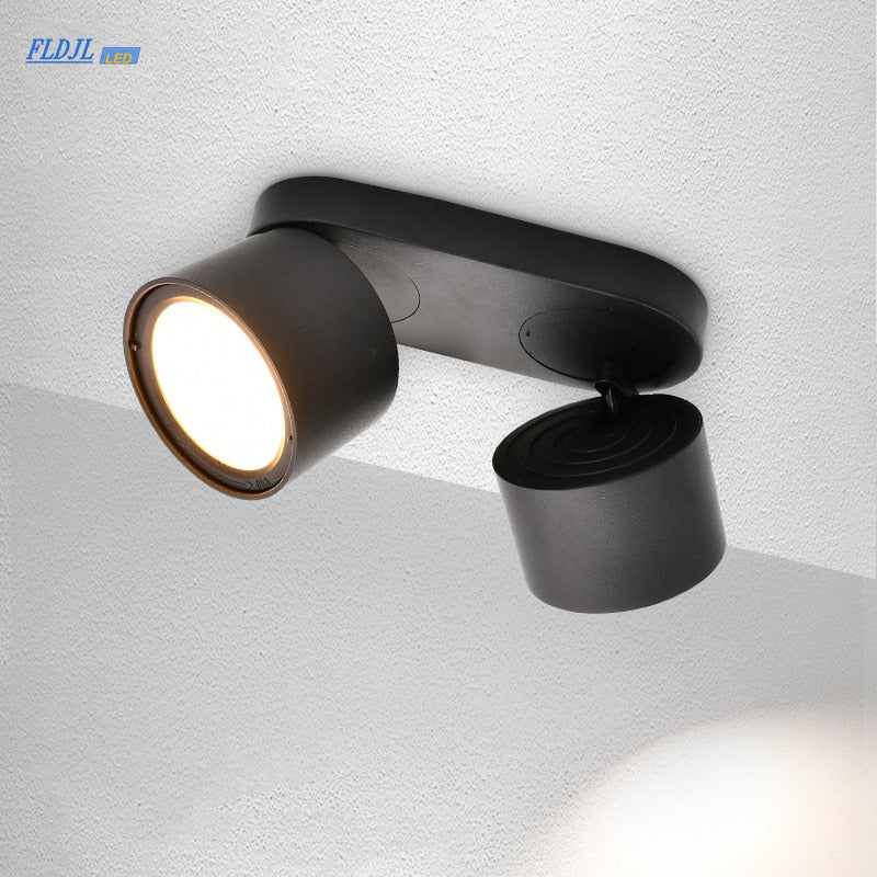 Spotlight 14W 24W AC110V-240V led downlight adjustable angle aisle corridor ceiling spotlight