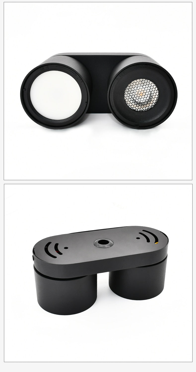 Spotlight 14W 24W AC110V-240V led downlight adjustable angle aisle corridor ceiling spotlight