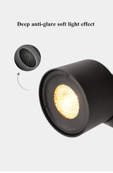 Spotlight 14W 24W AC110V-240V led downlight adjustable angle aisle corridor ceiling spotlight