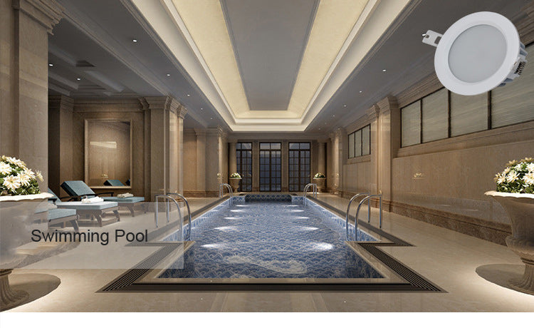 Downlight 4pcs/lot IP65 Waterproof Ceiling Recessed LED Spot Light AC85-265V 15W/12W/9W/7W/5W LED Downlight For Bathroom Shower room Sauna