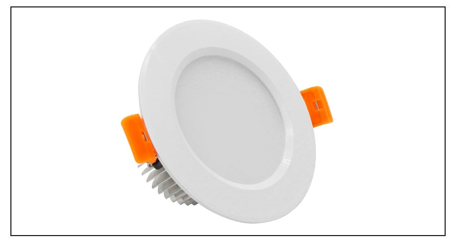 DBF White Housing LED Recessed Downlight High Bright SMD 5730 3000K/4000K/6000K Ceiling Spot Lamp Home Indoor Lighting AC 220V