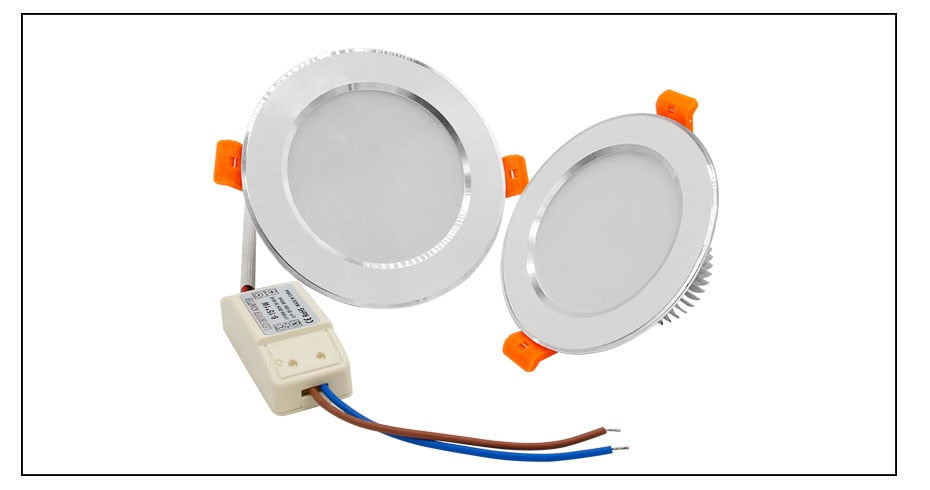 DBF White Housing LED Recessed Downlight High Bright SMD 5730 3000K/4000K/6000K Ceiling Spot Lamp Home Indoor Lighting AC 220V