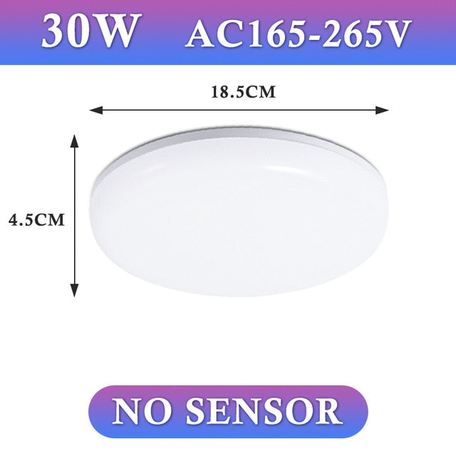 Modern Led Ceiling Lights 110V 220V Motion Sensor Ceiling Light 20W 30W 40W Led Ceiling Lamp Smart Ceiling Light for Living Room