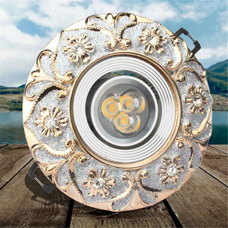 Nordic Modern Round Garland Led Ceiling Lamp 3W 5W 7W 220V For Hallway Living Room Corridor Luxury Loft Decors Resin Downlight